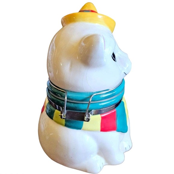 Sombrero Wearing Chihuahua By Boston Warehouse Hinged Treat Storage Jar - Picture 2 of 8